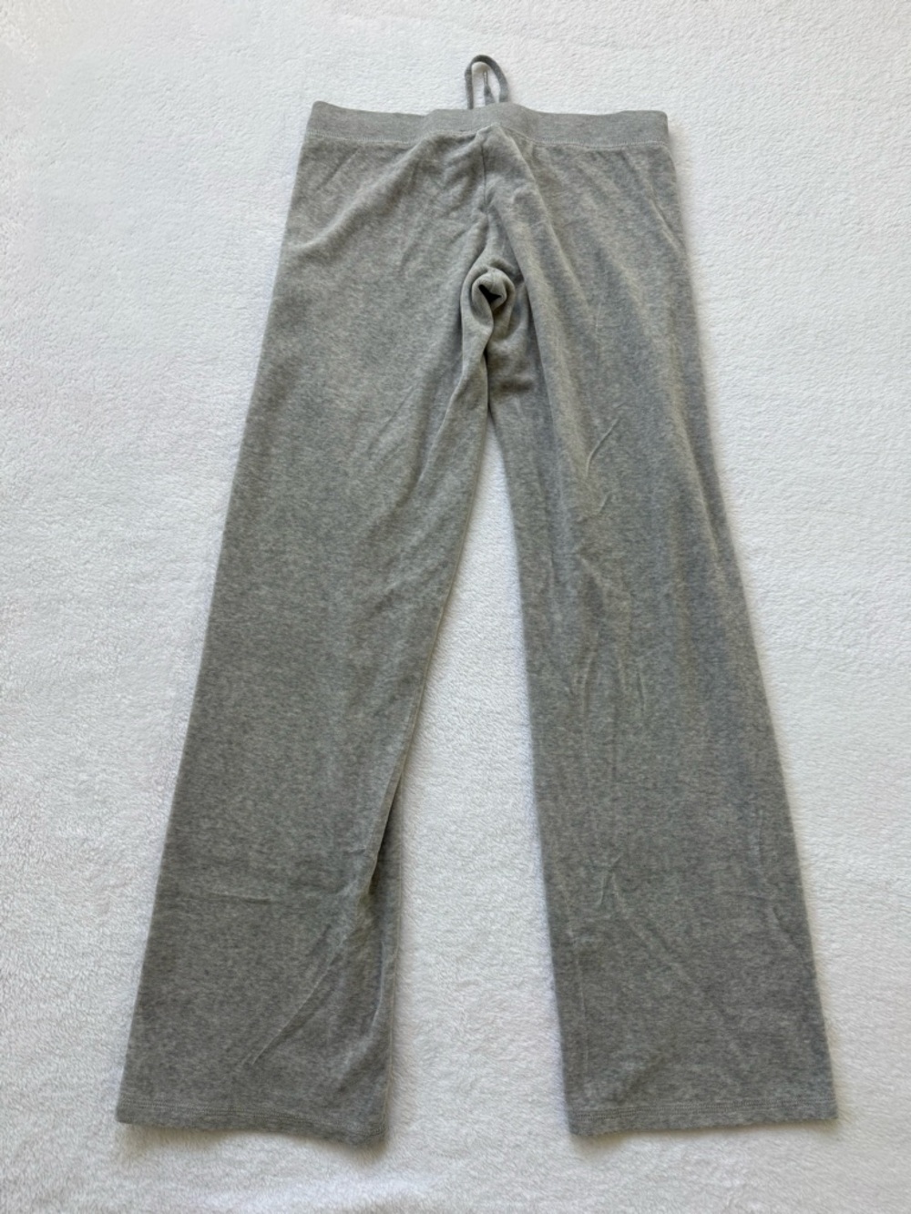 Y2K Juicy Couture Gray Graphic Drawstring Sweatpants - Picture 8 of 8